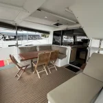 Aft cockpit - Used catamaran Fountaine Pajot Lucia 40 for sale by your dealer Canet Boat Plaisance in the Mediterranean Sea